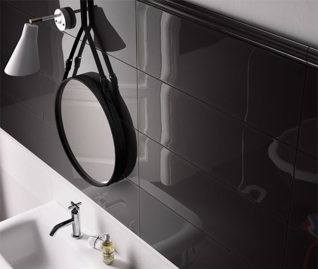 Jet-Black bathrooms items - Poetique by Céragrès